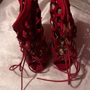 Size 7.5 Red Heels
